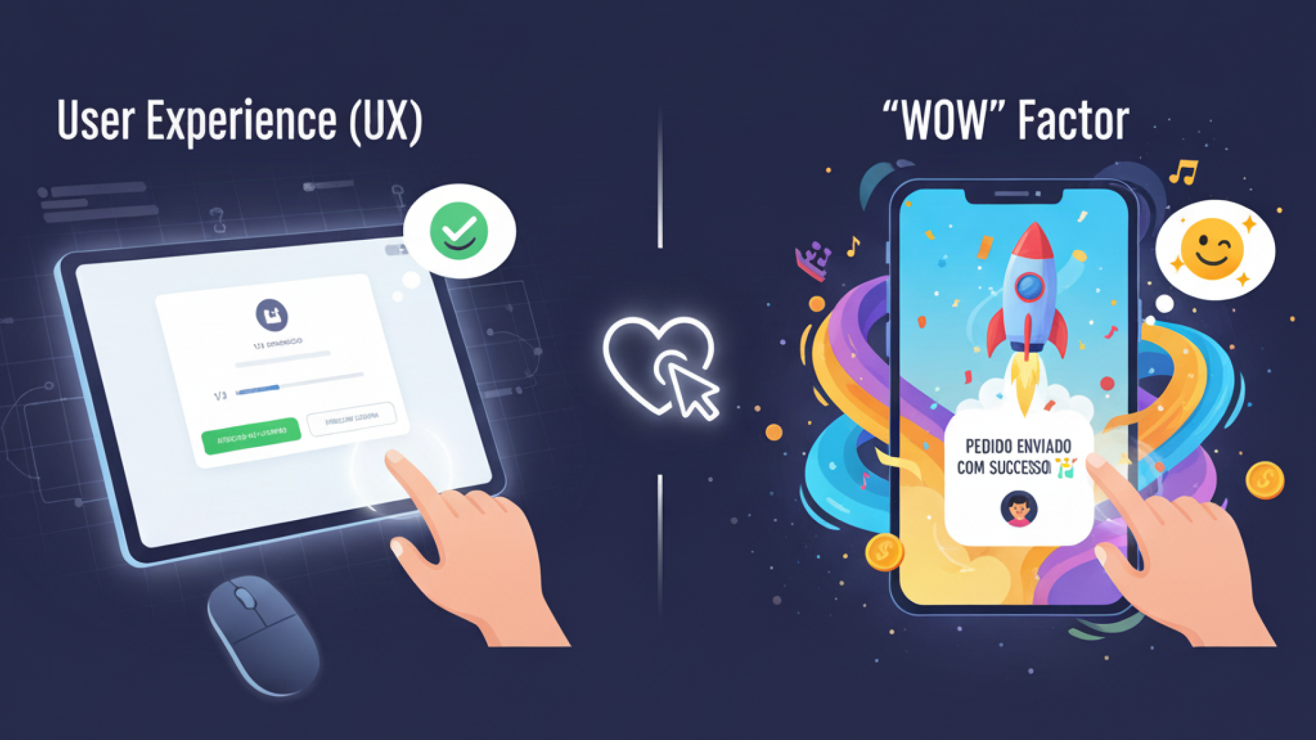 O usuário é teu chefe e você precisa deixar ele feliz!