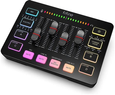 Mixer de áudio FIFINE SC3