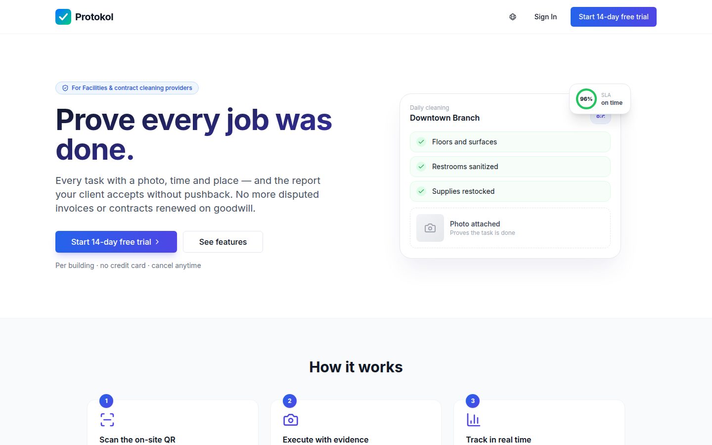Protokol — protocolos operacionais e checklists com evidência